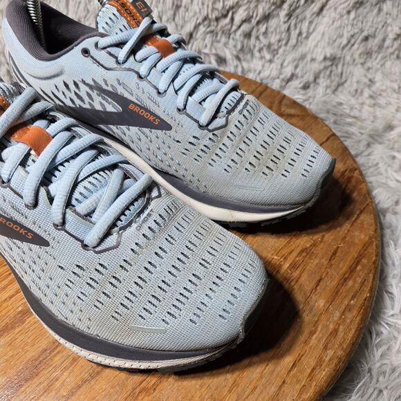 Brooks Ghost 13 Womens Size 9B Athletic Running Shoes Light Blue Casual Sneaker - Picture 9 of 13